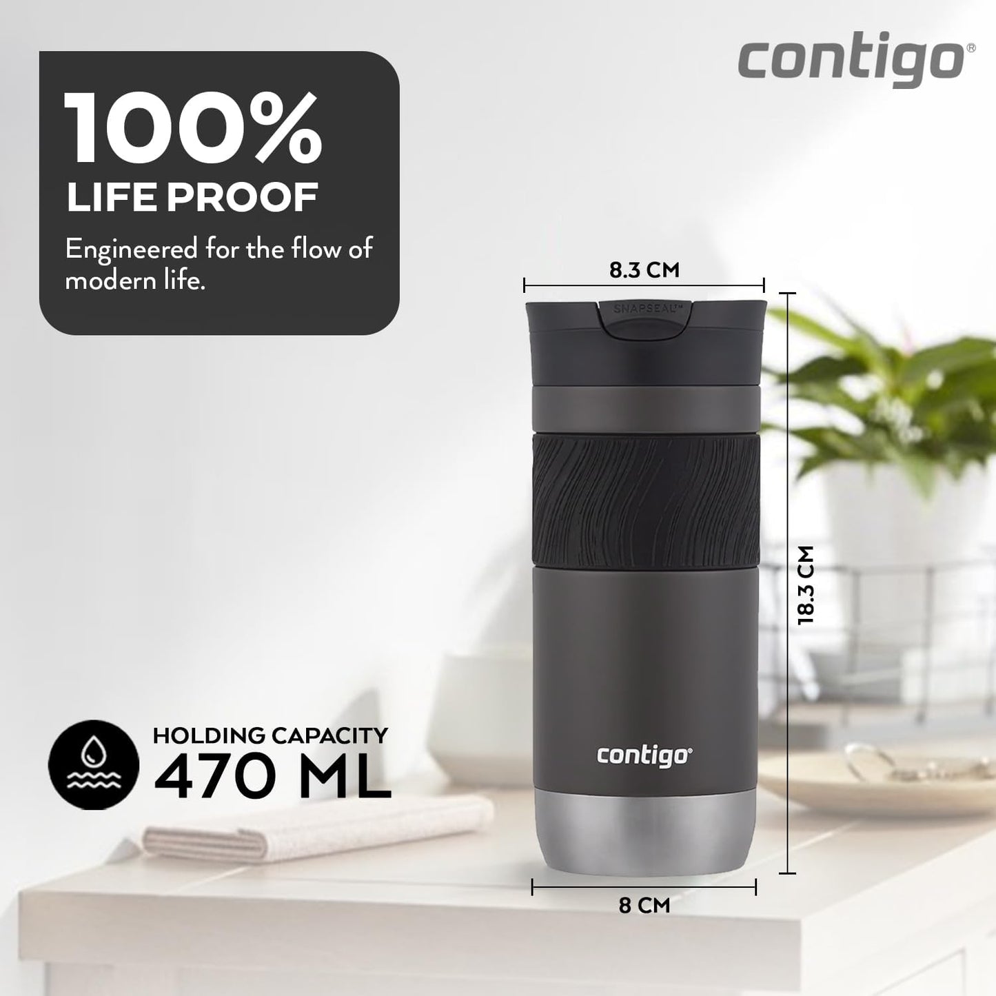 Byron Snapseal Travel Mug
