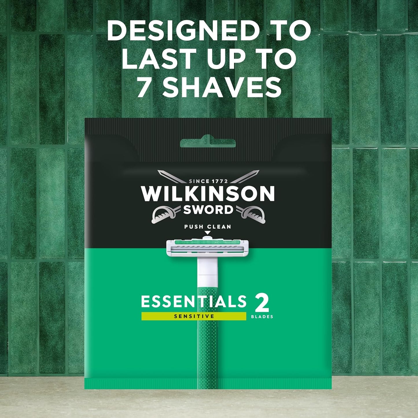 - Extra 2 Disposible Razors for Men | Sensitive Comfort | 20 Count (Pack of 1)