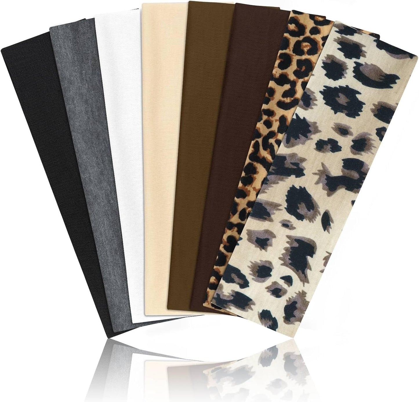 8 Pcs Headbands for Women'S Hair, Fashion Hair Bands for Women Soft Elastic Ladies Headband Yoga Gym Hair Accessories