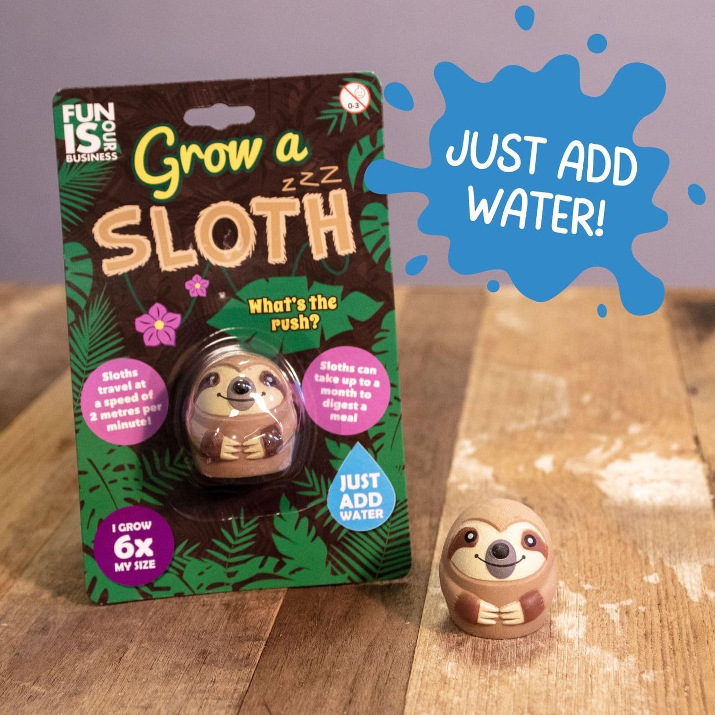 Grow a Sloth Toy - Kids Christmas Stocking Fillers - Children'S Sloth Gifts - Boys & Girls Birthday Presents - Pass the Parcel Prize