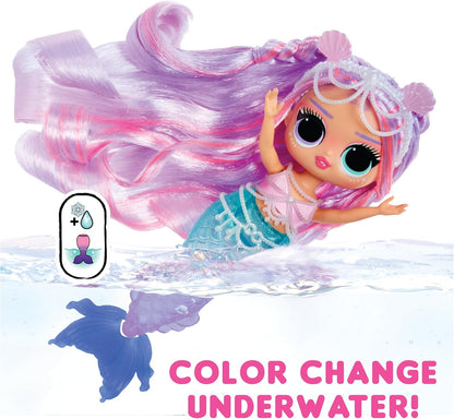 Tweens - Mermaid Lana Marine - Fashion Doll with Colour Changing Tail, Movable Fin, and Beautiful Accessories – Toys for Kids and Collectors from 4 Years Old