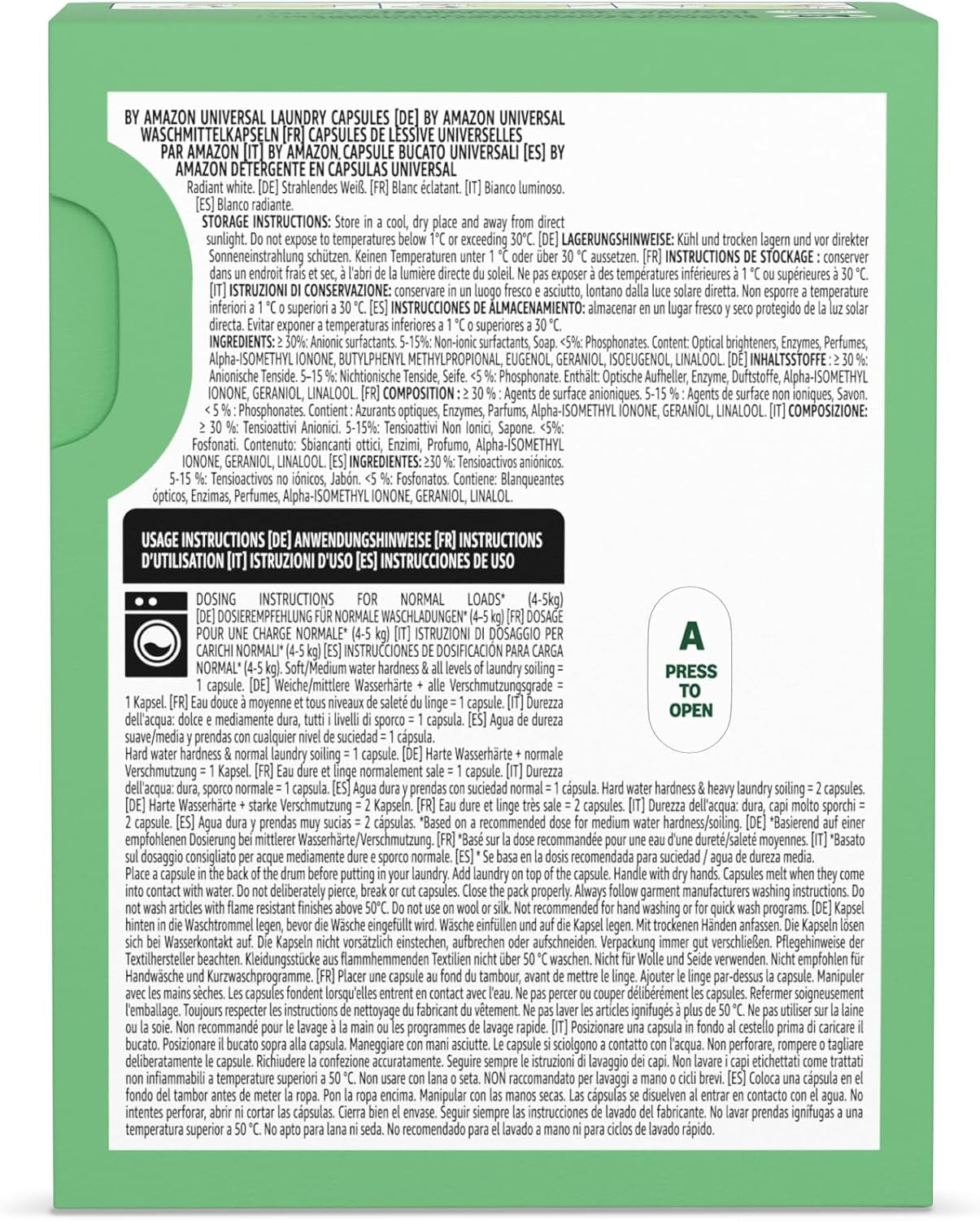 Universal Laundry Capsules 3-In-1, 24 Washes