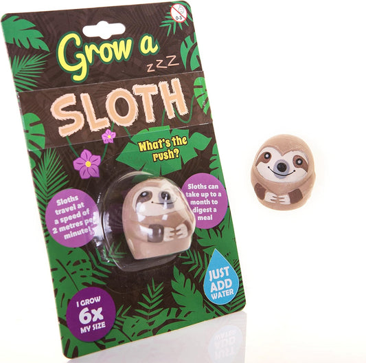 Grow a Sloth Toy - Kids Christmas Stocking Fillers - Children'S Sloth Gifts - Boys & Girls Birthday Presents - Pass the Parcel Prize